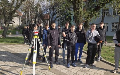 Ученици „Бранко Жежељ“ на стручној пракси у Геодетској школи